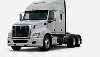White commercial semi truck